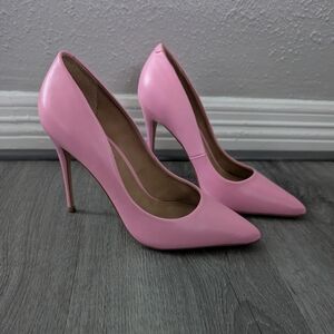 Steve Madden Pink Daisie Leather Pumps